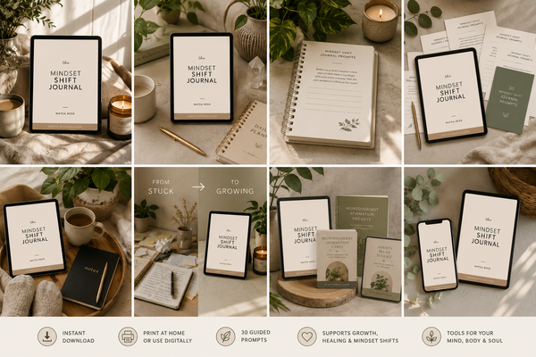 Mindset Shift Journal | Digital Download | Printable | Workbook