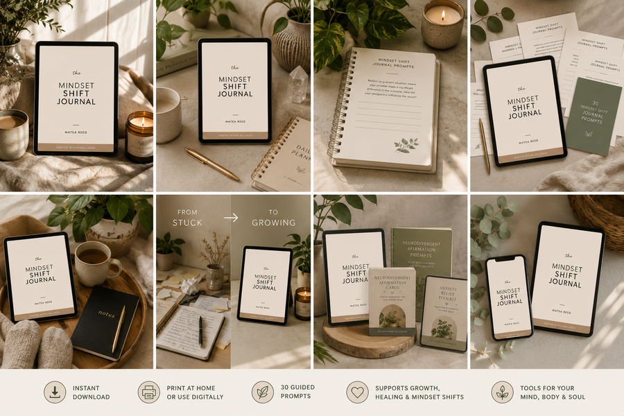 Mindset Shift Journal | Digital Download | Printable | Workbook